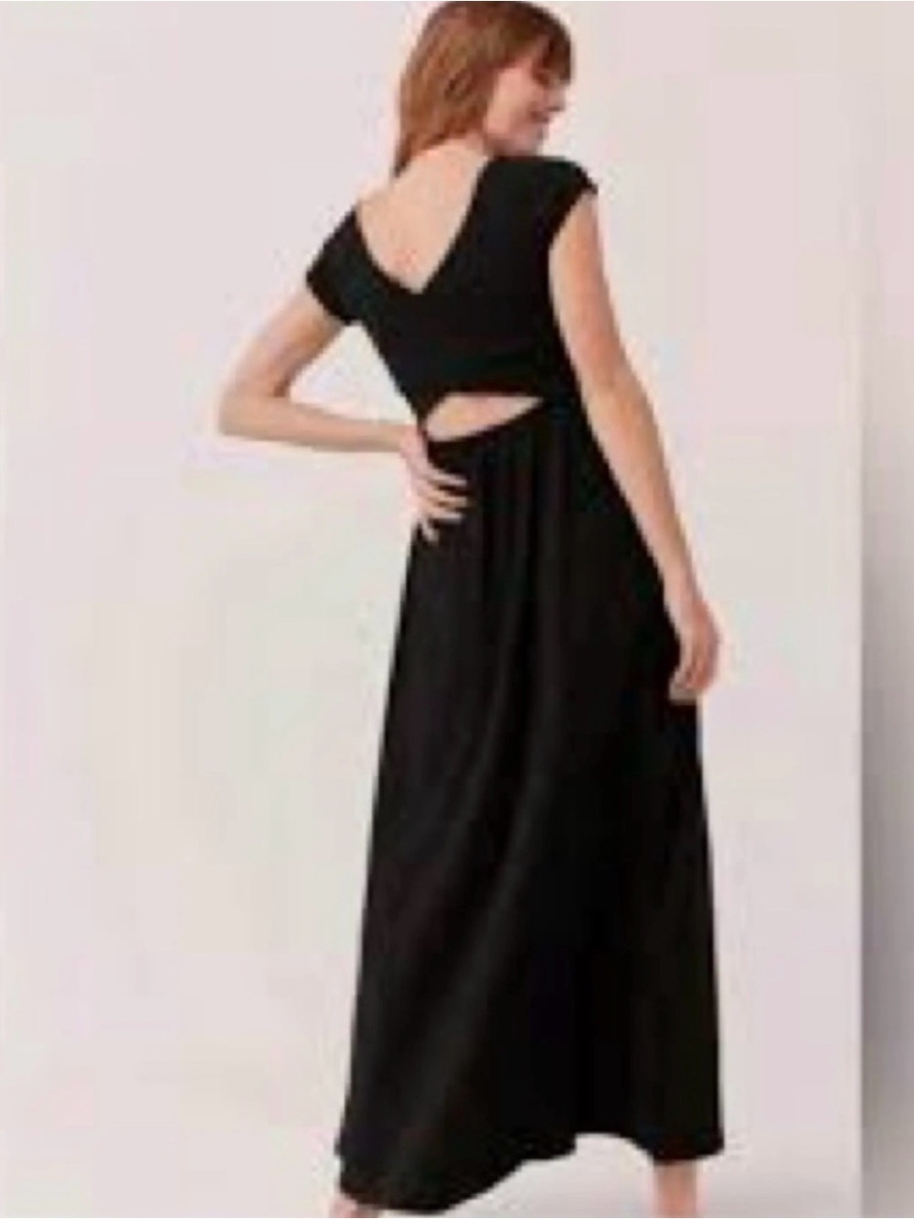 Pact Organic Cotton Fit & Flare Crossback Maxi Dress - Picture 9 of 9